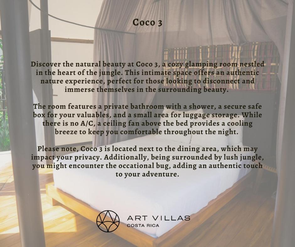 Art Villas Costa Rica, Villas & Glamping 우비타 외부 사진